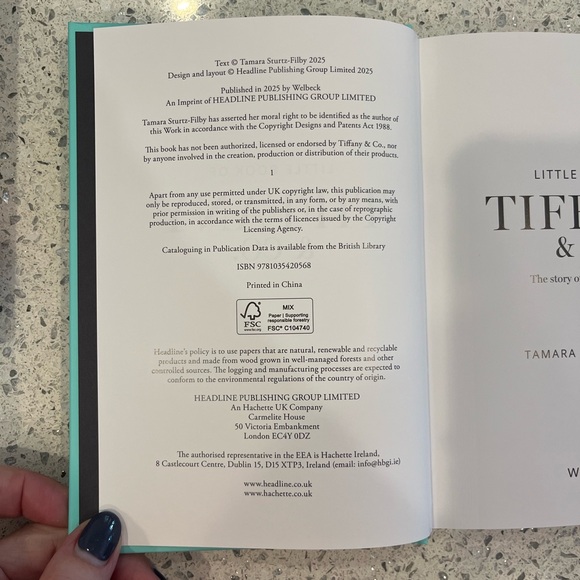 NWOT Little Book of Tiffany & Co. Book - Picture 2 of 6